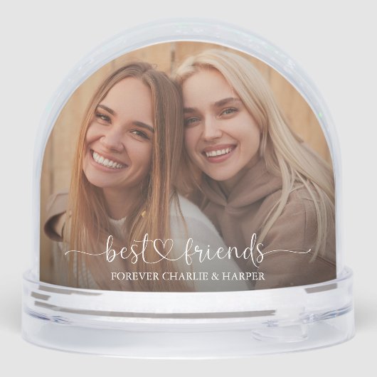 Beste vrienden Forever Sneeuwbol (Achterkant)