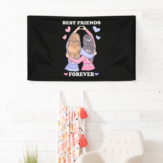 Beste vrienden Forever Spandoek (Insitu)