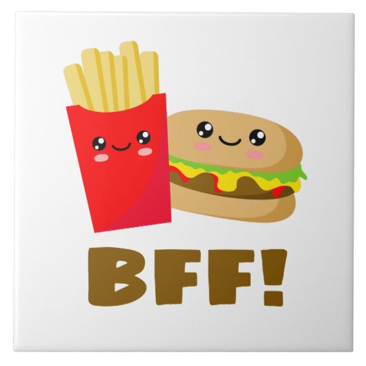 Beste vrienden Forever Tegeltje (Voorkant)