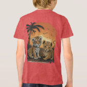 Beste vrienden Forever Tri-Blend Shirt (Achterkant)