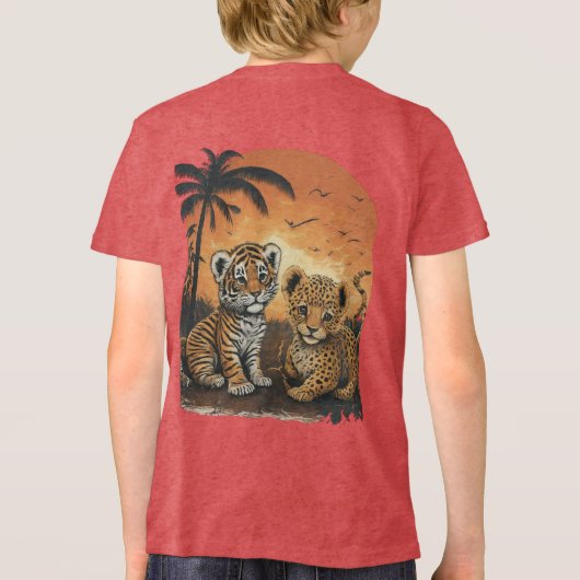 Beste vrienden Forever Tri-Blend Shirt (Achterkant)