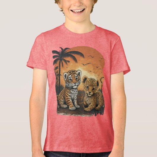 Beste vrienden Forever Tri-Blend Shirt (Voorkant)