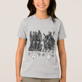 Beste vrienden Forneus en Decarabia Tri-Blend Shirt (Voorkant)