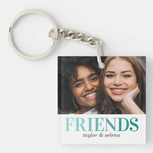Beste vrienden | Foto Besties Sleutelhanger (voorkant)
