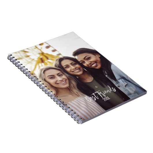 Beste Vrienden Foto BFF Besties Custom Afbeelding  Notitieboek (Rechterzijde)