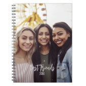 Beste Vrienden Foto BFF Besties Custom Afbeelding  Notitieboek (Voorkant)