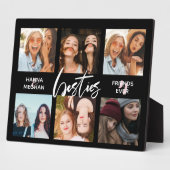 Beste vrienden Foto collage Black Fotoplaat (Zijkant)