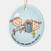 Beste Vrienden Foto Gift BFF Kerst Decoratie (Links)
