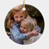 Beste Vrienden Foto Gift BFF Kerst Decoratie (Achterkant)