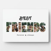 Beste vrienden Foto Gift Collage voor vrienden Fotoplaat (voorkant)