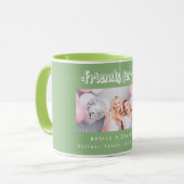 Beste vrienden foto sage groene namen mok (Voorkant links)