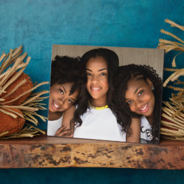 Beste Vrienden Foto Tafelblad Plaque met Ezel Fotoplaat