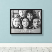 Beste Vrienden Foto Zwart-wit Canvas Afdruk (Insitu (Houten vloer))