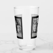 Beste Vrienden Foto Zwart-wit Glas (Rechts)