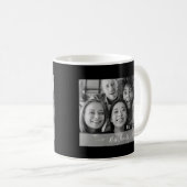 Beste Vrienden Foto Zwart-wit Koffiemok (Voorkant rechts)
