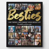 Beste vrienden | Fotocollage Besties Fotoplaat (Voorkant)