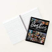 Beste vrienden | Fotocollage Besties Notitieboek (Binnen)