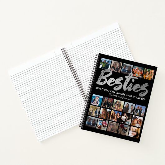 Beste vrienden | Fotocollage Besties Notitieboek (Binnen)