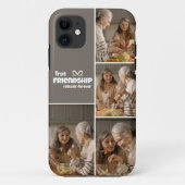 Beste Vrienden Fotocollage iPhone Case (Achterkant)