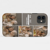 Beste Vrienden Fotocollage iPhone Case (Achterkant (horizontaal))