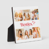 Beste vrienden Fotocollage met namen Fotoplaat (Voorkant)
