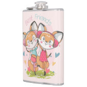 Beste vrienden Fox Heupfles (Links)
