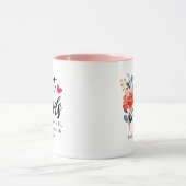 Beste Vrienden Geboortemaand Bloemen Mok (Midden)