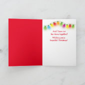 Beste vrienden geitenkerst feestdagen kaart (Binnen)