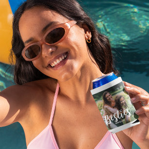 Beste vrienden Gepersonaliseerd foto Blikjeskoeler