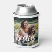 Beste vrienden Gepersonaliseerd foto Blikjeskoeler (Blikje Voorkant)