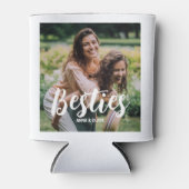 Beste vrienden Gepersonaliseerd foto Blikjeskoeler (Voorkant)