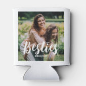 Beste vrienden Gepersonaliseerd foto Blikjeskoeler (Achterkant)