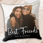 Beste Vrienden Gepersonaliseerde Vriendschap 2 Fot Kussen<br><div class="desc">Viel je beste vriend en vriendschap op met een kuiltje van de aangepaste foto-keepslag. Of het nu een verjaardag of Kerstmis is, deze kussen van beste vrienden is een prachtig geschenk dat de komende jaren een schat zal zijn. Citaat: "God heeft ons tot beste vrienden gemaakt, omdat hij wist dat...</div>