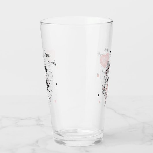Beste vrienden glas (Rechts)