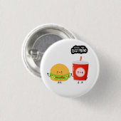 Beste Vrienden Grappig Ronde Button 3,2 Cm (Voorkant /achterkant)