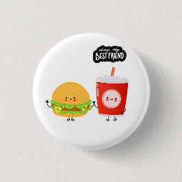 Beste Vrienden Grappig Ronde Button 3,2 Cm