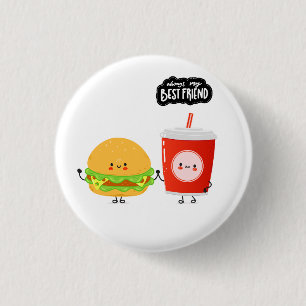 Beste Vrienden Grappig Ronde Button 3,2 Cm