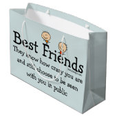 Beste vrienden groot cadeauzakje (Achterkant Gekanteld)