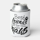 Beste vrienden hebben pools Dog Companion Quotes B Blikjeskoeler (Blikje Voorkant)