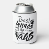Beste vrienden hebben pools Dog Companion Quotes B Blikjeskoeler (Blikje Achterkant)