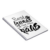 Beste vrienden hebben pools Dog Companion Quotes B Notitieboek (Rechterzijde)