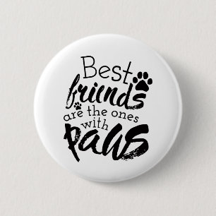 Beste vrienden hebben pools Dog Companion Quotes B Ronde Button 5,7 Cm