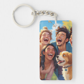 Beste Vrienden & Hond Sleutelhanger – Uniek Cadeau