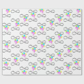 Beste vrienden Infinity Design Cadeaupapier (Vlak)