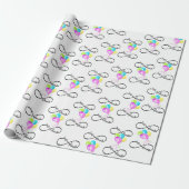 Beste vrienden Infinity Design Cadeaupapier (Uitgerold)