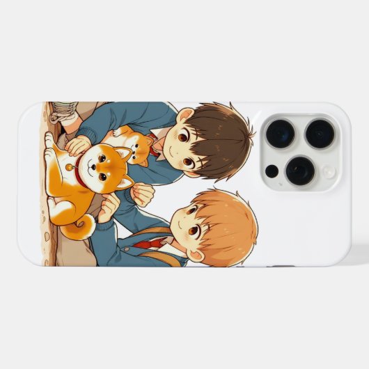 Beste vrienden iPhone hoesje (Achterkant horizontaal)