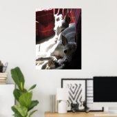 "Beste vrienden" italiaanse windfoto Poster (Thuiskantoor)