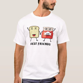Beste Vrienden - Jam En Brood - Grappige Illustrat T-shirt