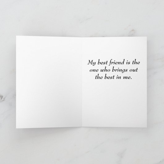 - beste vrienden, kaart (Binnen)