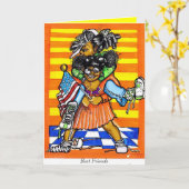 Beste Vrienden Kaart (Gele Bloem)